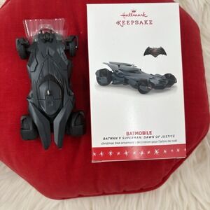 Hallmark 2016 BATMOBILE Batman v Superman Dawn of‎ Justice Keepsake MIB